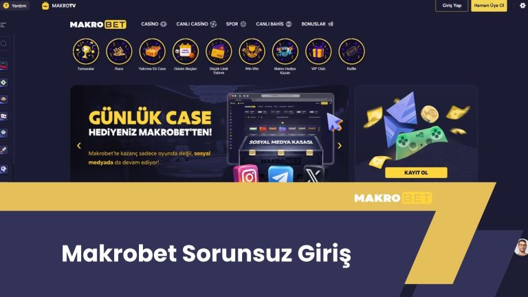 Makrobet Sorunsuz Giriş